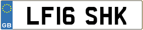 Truck License Plate